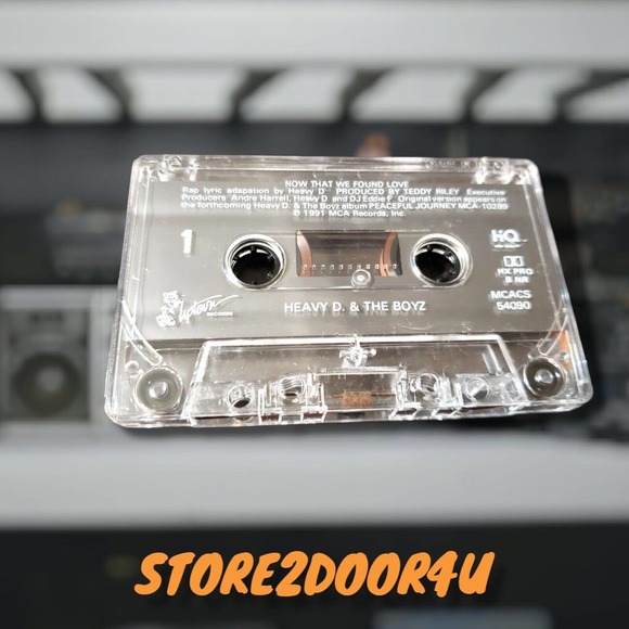 Heavy D. & The Boyz - Now That We Found Love - 1991 - Cassette Single - Picture 2 of 4